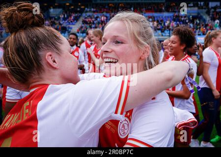 07-05-2023: Sport: PEC gegen Ajax (Frauen) ZWOLLE, NIEDERLANDE - MAI 7: Nadine Noordam (AFC Ajax) während des Spiels Dutch Azerion Eredivisie Vrouwen PEC ZW Stockfoto