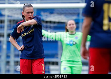 07-05-2023: Sport: PEC gegen Ajax (Frauen) ZWOLLE, NIEDERLANDE - MAI 7: Romee Leuchter (AFC Ajax) während des Spiels Dutch Azerion Eredivisie Vrouwen PEC ZW Stockfoto