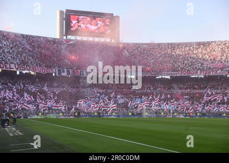 Buenos Aires, Argentinien. 07. Mai 2023. Während des Spiels zwischen River Plate und Boca Juniors am Estadio Mas Monumental des lokalen Turniers Argentiniens am Sonntag, den 7. Mai 2023, in Buenos Aires, Argentinien. Kredit: Gabriel Sotelo/FotoArena/Alamy Live News Stockfoto