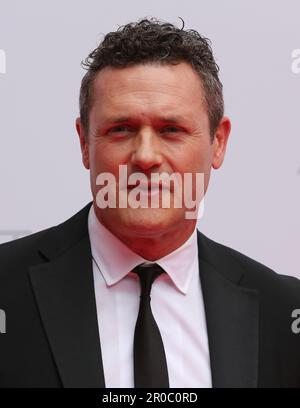 Dublin, Irland. 7. Mai 2023 Jason O'Mara kommt auf dem roten Teppich bei den Irish Film and Television Awards (IFTAs), Dublin Royal Convention Centre. Kredit: Doreen Kennedy/Alamy Live News. Stockfoto
