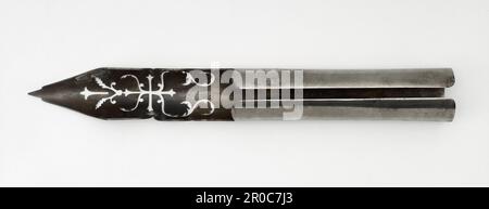 Alternative Ansicht. 16 cm lange Spitze für Messestift. Riesenstiftspitze für Ausstellungszwecke. Stockfoto