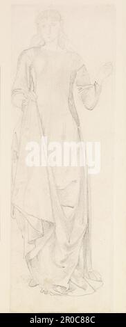 Chaucers "Legend of Good Women" - Drapery Study for Figure of Phyllis, 1863-1864. Sir Edward Burne-Jones Stockfoto