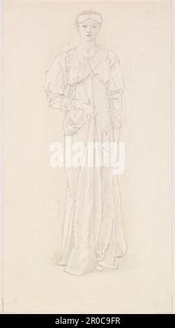 Garland Weavers - Vorhänge-Studie, 1866-1867. Künstler: Edward Burne-Jones Stockfoto