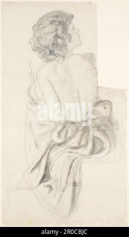 Mary Magdalene an der Tür von Simon dem Pharisäer - Studie für den jungen Bettler, 1858. Dante Gabriel Rossetti . Stockfoto