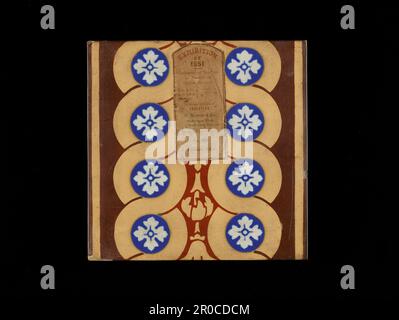 Bodenfliesen In Minton. Hersteller: Minton & Co Stockfoto