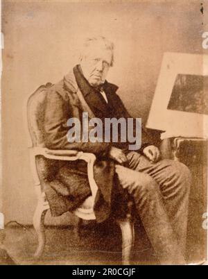 Das Porträt von David Cox (1783-1859), 1830-1850. Stockfoto