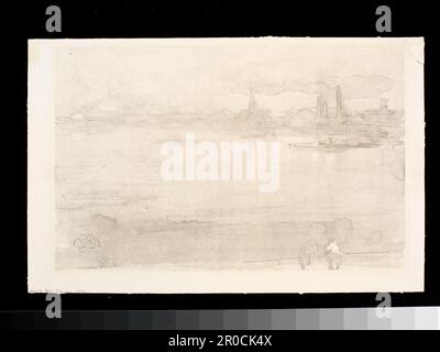 Früher Morgen, 1878 Uhr. Künstler: James, Ein McNeill Whistler. Thomas Robert Way Stockfoto