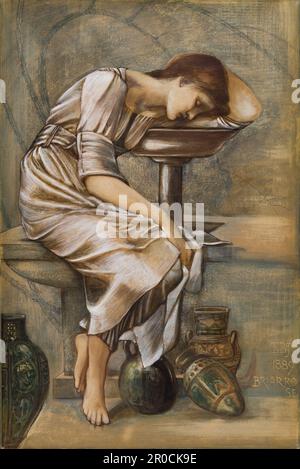 Die Briar Rose Series - Studie für "The Garden Court", 1889. Sir Edward Burne-Jones Stockfoto