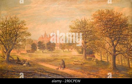 Aston Hall aus dem Westen, 1800-1900. Von: J. Beardmore Stockfoto