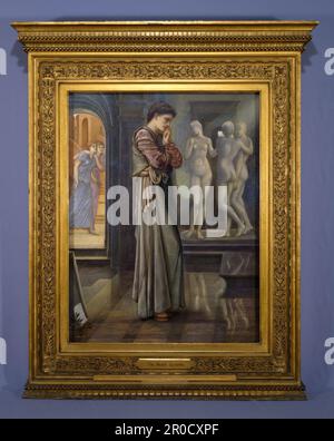 Pygmalion und das Bild - das Herz begehrt, 1878. Von Sir Edward Burne-Jones Stockfoto