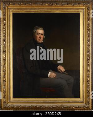 Im Rahmen. Porträt von David Cox (1783-1859) Stockfoto