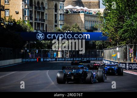 BAKU, ASERBAIDSCHAN, baku City Circuit, 30.April 2023: #10, Pierre GASLY, Alpine F1 Team, während des Aserbaidschan Formel 1 Grand Prix am Baku City Circ Stockfoto