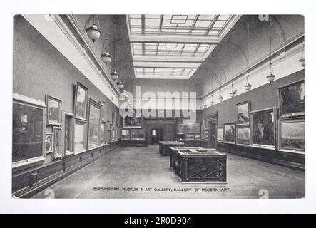 Postkarte - Galerie der Modernen Kunst Birmingham Museum & Kunstgalerie Stockfoto