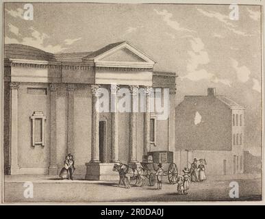 Lithograf. - Birmingham Society of Arts, New Street. Wilkinson Collection, Band I Stockfoto