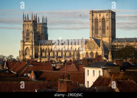 Kathedrale und Metropolitical Church of Saint Peter, York, England, auch bekannt als Minster Stockfoto