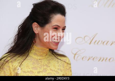 Dublin, Irland. 7. Mai 2023 Elaine Cassidy kommt auf dem roten Teppich bei den Irish Film and Television Awards (IFTAs), Dublin Royal Convention Centre. Kredit: Doreen Kennedy/Alamy Live News. Stockfoto