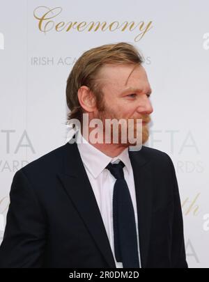 Dublin, Irland. 7. Mai 2023 Brian Gleeson kam auf dem roten Teppich bei den Irish Film and Television Awards (IFTAs), Dublin Royal Convention Centre an. Kredit: Doreen Kennedy/Alamy Live News. Stockfoto