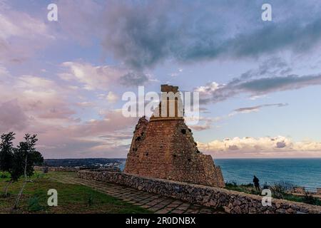 Torre Nasparo (Tiggiano) - Salento, Apulien, Italien Stockfoto