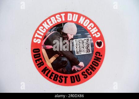 Luisa Neubauer, Fridays for Future, Berlin, öffentliches Gelände Stockfoto