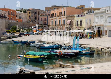 Hafen von Bisceglie - Apulien, Italien Stockfoto