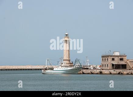 Hafen von Molfetta, Apulien, Italien Stockfoto