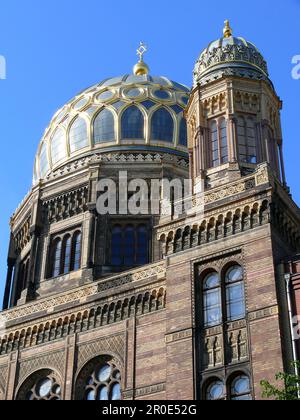 Neue Synagoge, Neue Synagoge, Oranienburger Straße, Berlin, Deutschland, Europa Stockfoto