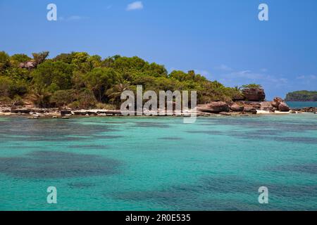 Einsamer Strand, Hon Ron, auf der Insel Phu Quoc, Vietnam Stockfoto