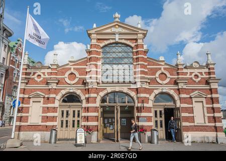 Vanha Kauppahalli – die alte Markthalle von Helsinki, Finnland Stockfoto