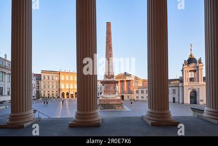 Der Alte Marktplatz mit dem Museum Barberini, Potsdam, Brandenburg, Deutschland Stockfoto