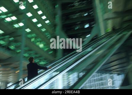 Rolltreppe Hong Kong Und Shanghai Bank Stockfoto