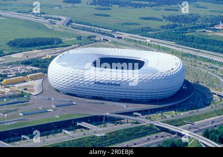 Allianz Arena Fußballstadion, München, Bayern, Deutschland Stockfoto