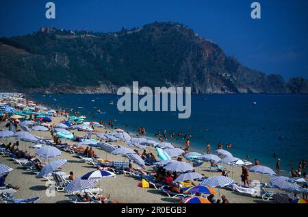 Kleopatra Beach, Alanya, türkische Riviera, Türkei Stockfoto