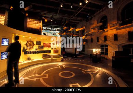 Innenansicht des Museums The Storehouse, Guinness Brewery, Dublin, Irland, Europa Stockfoto