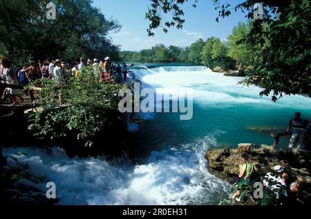 Manvgat Falls, Manavgat River in der Nähe der türkischen Riviera, Turke± Stockfoto