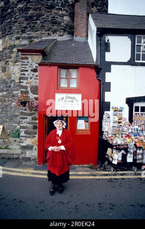 Kleinstes Haus in Großbritannien Gwynedd, Wales, Großbritannien Stockfoto