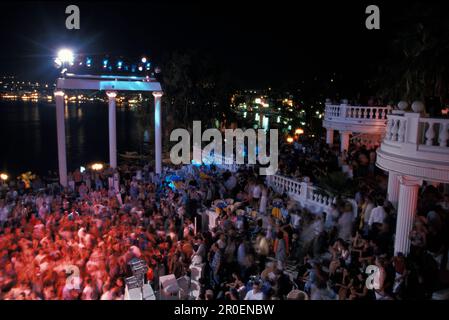 Open Air Disco, Halikarnas, Bodrum, Türkei Stockfoto