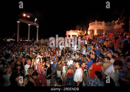 Open Air Disco Halikarnas, Bodrum Tuerkei Stockfoto