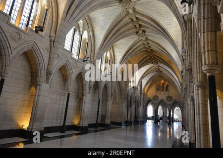 Lobby, Parlamentsgebäude, Ottawa, Ontario, Kanada Stockfoto