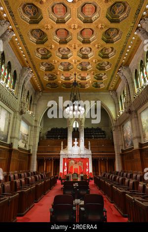 Senat, Parlamentsgebäude, Ottawa, Ontario, Kanada Stockfoto