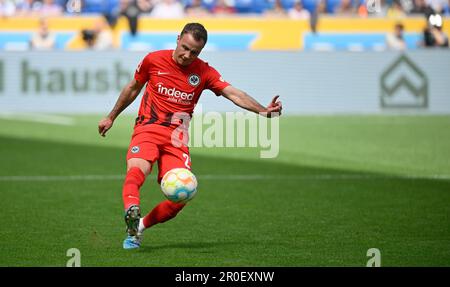 Mario Goetze Eintracht Frankfurt SGE (27) on the Ball, PreZero Arena, Sinsheim, Baden-Württemberg, Deutschland Stockfoto