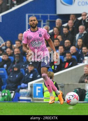 Brighton, Großbritannien. 08. Mai 2023. Dominic Calvert-Lewin vom Everton FC während des Premier League-Spiels zwischen Brighton & Hove Albion und Everton im Amex am 8. 2023. Mai in Brighton, England. (Foto von Jeff Mood/phcimages.com) Kredit: PHC Images/Alamy Live News Stockfoto