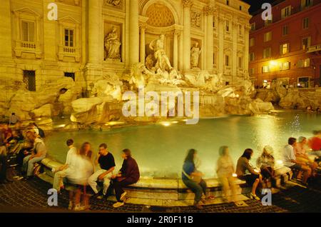 Fontana di Trevi, Rom, Latium Italien Stockfoto