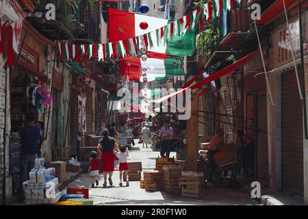 Gasse in Palermo, Sizilien, Italien Stockfoto