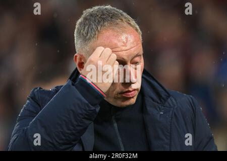 Nottingham, Großbritannien. 08. Mai 2023. Steve Cooper Manager of Nottingham Forest während des Premier League-Spiels Nottingham Forest vs Southampton auf City Ground, Nottingham, Großbritannien, 8. Mai 2023 (Foto von Craig Thomas/News Images) in Nottingham, Großbritannien, am 5./8. Mai 2023. (Foto: Craig Thomas/News Images/Sipa USA) Guthaben: SIPA USA/Alamy Live News Stockfoto