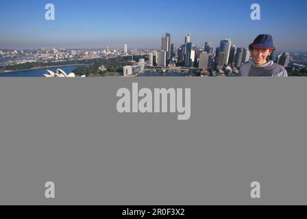 Bridgeclimb, Habour Bridge Tour, Sydney, New South Wales Australien Stockfoto