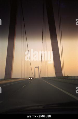 Brücke über den rhein, emmerich, nordrhein-westfalen, deutschland Stockfoto