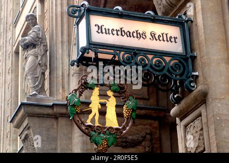 Auerbachs Keller, Restaurant in den Maedler Passage Arkaden, Leipzig, Sachsen, Deutschland Stockfoto