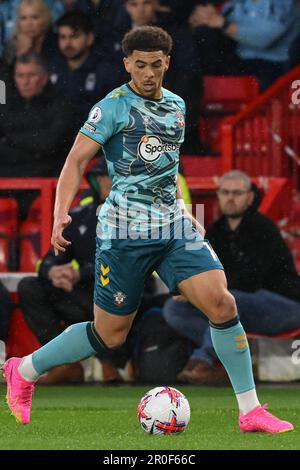 Che Adams #10 of Southampton in Aktion während des Premier League-Spiels Nottingham Forest vs Southampton im City Ground, Nottingham, Großbritannien, 8. Mai 2023 (Foto: Craig Thomas/News Images) Stockfoto