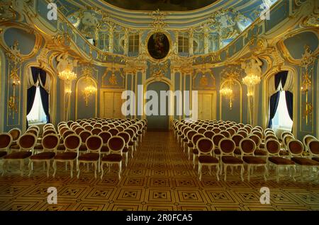 Rokoko-Halle, Schloss Sondershausen, Thüringen, Deutschland Stockfoto