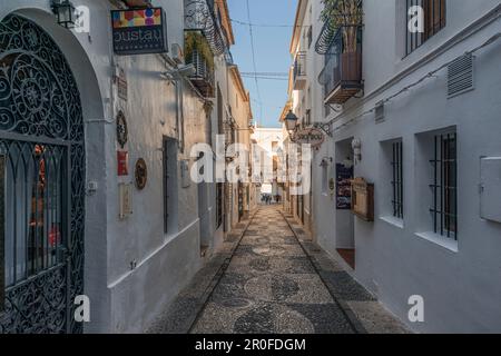 Kleine und charmante Altstadt, Labyrinth von Straßen und Treppen die Geschichte der Stadt Altea und ihrer schönsten Ecken, Alicante, Spanien, Europa Stockfoto